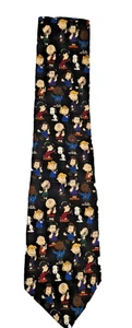 Peanuts Snoopy Charlie braune Krawatte - My People Will Call Your People - 100 % Seide - Bild 1 von 2