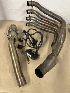 2003 2004 SUZUKI GSXR 1000 FULL EXHAUST SYSTEM SLIP ON MUFFLER #0108 - Picture 1 of 9