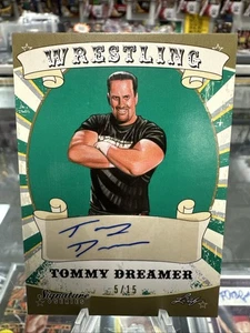 Tommy Dreamer 2016 Leaf Signature Series #84 Wrestling Auto Green #/15 - Picture 1 of 2