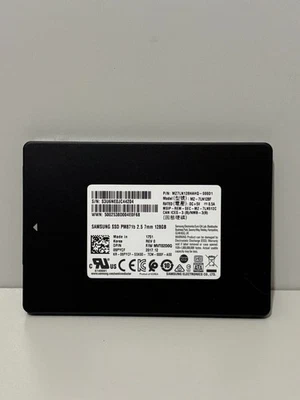 Samsung PM871b 128GB SSD 2.5" SATA III – Testé Santé 88% – 7mm – Upgrade PC - Photo 1/2
