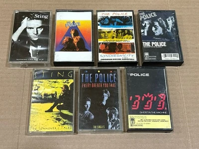 The Police & Sting Cassette Lot The Singles Summoners Tales Ghost In The Machine - Image 1 of 4