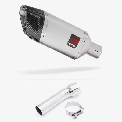 Lextek Slip-on Stainless Steel 200mm Exhaust for BMW R 1250 GS 18-19 - Image 1 of 4