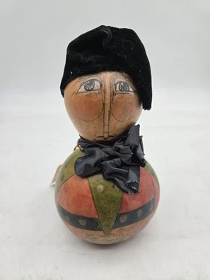 Орнамент тыква ручная роспись народное искусство Карен Ли Спенсер - Изображение 1 из 3