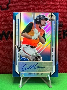 2021 Leaf Metal Draft - Colton Cowser #BA-CC1 - Blue Auto /35 - Picture 1 of 2