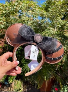 Disney Authentic 2024 Pirates of the Caribbean Brown Ear Headband - Picture 1 of 5