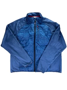 Orvis Jacke Herren Extra Large Blau Full Zip Taschen Puffer Sweatshirtjacke - Bild 1 von 15