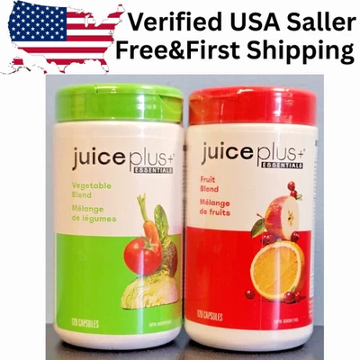 Juice Plus+ - USA - Blended Fruit & Veg Juice Powders(120 ea/240 Caps) - Image 1 of 3