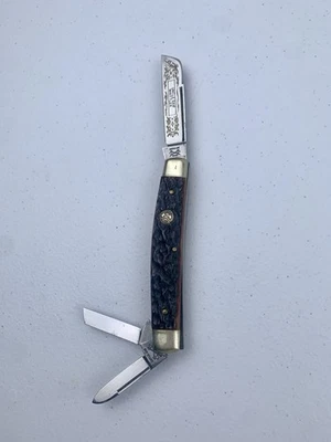 Vintage Hickey And Shouse Battle Axe Brand Uncle Sam Whittler Knife - Image 1 of 4