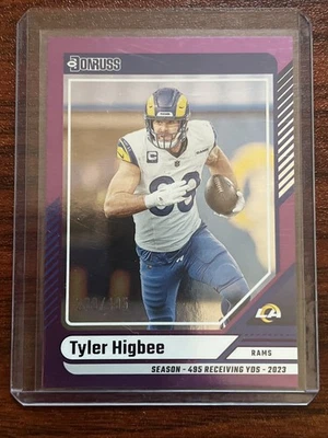 2024 Panini Donruss - Tyler Higbee #186 Season Stat Line /495 - Image 1 of 2