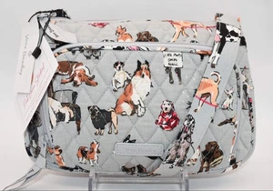 Vera Bradley Little Hipster Crossbody Bag in "Dog Show" Pattern - Picture 1 of 11