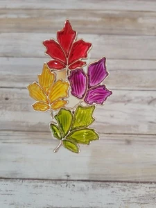 Bath And Body Works Fall Autumn Leaves Wallflower Plug In Diffuser Colorful - Picture 1 of 10