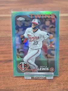 2024 Topps Chrome Royce Lewis Minnesota Twins #217 Aqua Refractor /199 - Bild 1 von 2