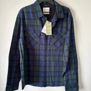Goodfellow & Co Herren große schwere Flanell karierte Button Down Jacke - Bild 1 von 6