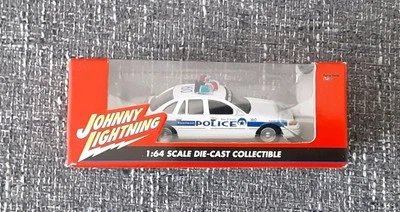 NEW ORLEANS 1996 FORD CROWN VICTORIA POLICE JOHNNY WHITE LIGHTNING BOXED CAR - Image 1 of 4