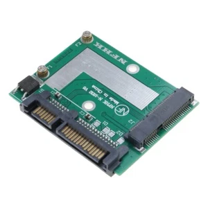 6Gbps mSATA SSD Drive to 2.5in SATA3 Converter for Laptops Hard Drive Bay - Photo 1/8