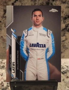 ERROR card 2020 Topps Chrome F1 Nicholas Latifi 20 Lewis Hamilton 21 Formula 1 - Picture 1 of 2