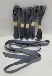 SET of 6 Sailboat Sail Ties 94" x 1" - Grey - Bild 1 von 5