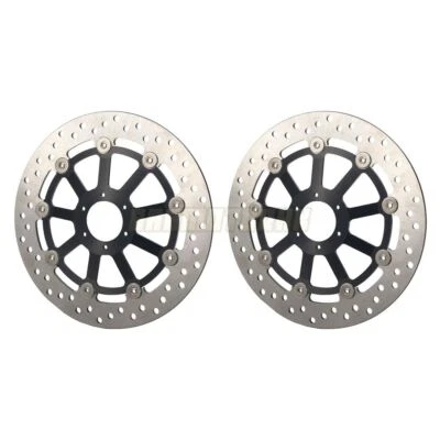 Передние тормозные диски роторы для Honda CB1000F 1993-1996 1994 1995 пара черные - Изображение 1 из 4