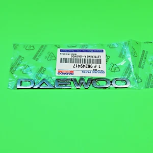 OEM DAEWOO LANOS EMBLEM BADGE DECAL LOGO REAR TRUNK NEW 96249417 - Picture 1 of 1