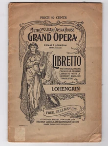 Libretto of Wagner's Lohengrin - Picture 1 of 1