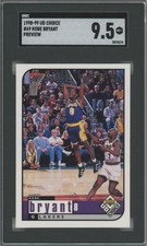 KOBE BRYANT SGC 9.5 2875374 1998-99 UD CHOICE PREVIEW #69 LOS ANGELES LAKERS