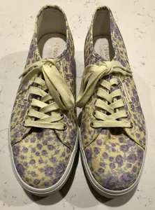 Superga x LoveShackFancy Platform Sneakers Purple Rain SZ 10 41.5 Yellow LSF - Picture 1 of 5