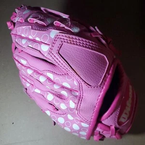 WILSON T-ball Baseball Glove Youth 9.5" T-BALL RHT Mitt A300 A0150T95 Pink ! - Picture 1 of 13