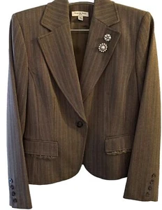 Amanda Smith 3-teiliges braunes Anzug-, Rock-, Jacke- und Trägertop-Set, Größe 12 - Bild 1 von 16