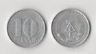 Ddr Münze 10 Pfennig 1968 A *Dr69a