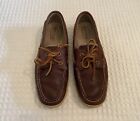 Sperry Top Sider 9276632 Bluefish 2 Eye Brown Leather Loafers Boat Shoes 8 M