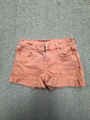 Pantalones Cortos Old Navy Boyfriend Para Mujer Talla 4 Naranja Denim 29X2.5 Foto 1 de 4