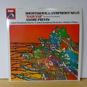 ASD 3911 SHOSTAKOVICH Symphony no 13 BABI YAR LSO ANDRE PREVIN HMV STEREO LP NM - Foto 1 di 4