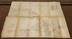 1918 NEW YORK AND NEW JERSEY CHANNELS SHOWING BORINGS MAP SHEET NO. 8! - Picture 1 of 1