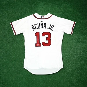 Ronald Acuna Jr. signed Atlanta Braves Authentic On-Field Flex Base Jersey BAS - Picture 1 of 6