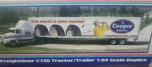ARNOLD PALMER 1999 TONKIN COOPER TIRE C120 TRACTOR TRAILER 1:64 TRUCK MODEL TOY - Picture 1 of 7