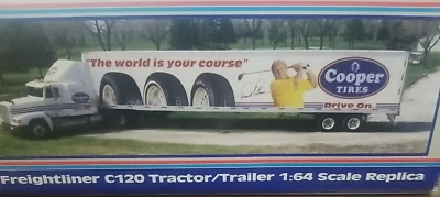 ARNOLD PALMER 1999 TONKIN COOPER TIRE C120 TRACTOR TRAILER 1:64 TRUCK MODEL TOY - Image 1 of 4