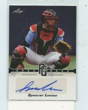 SPENCER LEVINE 2013 Leaf Perfect Game  Rookie Auto Autograph A-SL3