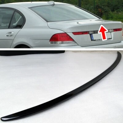 Matte Black Fit For BMW E65 E66 2002-2007 745i 745Li M3 Type Rear Trunk Spoiler - Изображение 1 из 4