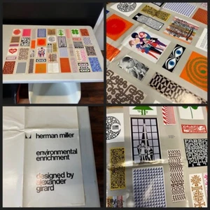 100% autentico - poster Herman Miller Alexander Girard - Foto 1 di 9