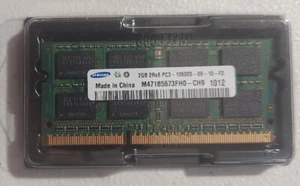 Samsung M471B5673FH0-CH9 1x2GB 2Rx8 PC3-100600S-09-10-F2 DDR3-1066MHz Laptop RAM - Picture 1 of 2