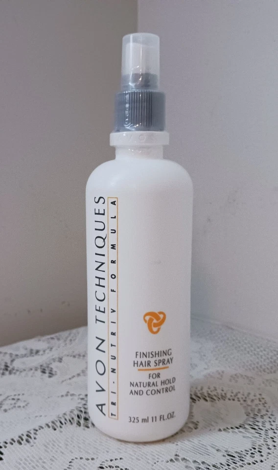 Avon Techniques TRI-NUTRIV FORMULA Spray para Cabello para Sujeción Natural Sellado Nuevo Foto 1 de 3