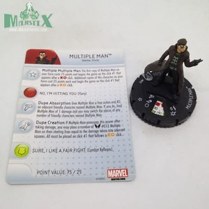 Heroclix Wolverine and the X-Men set Multiple Man #013 ¡Figura común con tarjeta! - Imagen 1 de 1