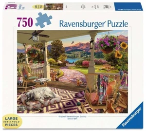 NEW Ravensburger Jigsaw Puzzle 750 XXL Pieces 7017457 Cozy Front Porch - Foto 1 di 2