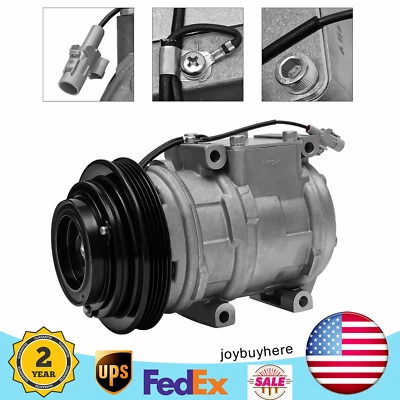 A/C AC Compressor with Clutch Kit For Toyota Tacoma 3.4L 1995-2004 CO 10246C - Image 1 of 4