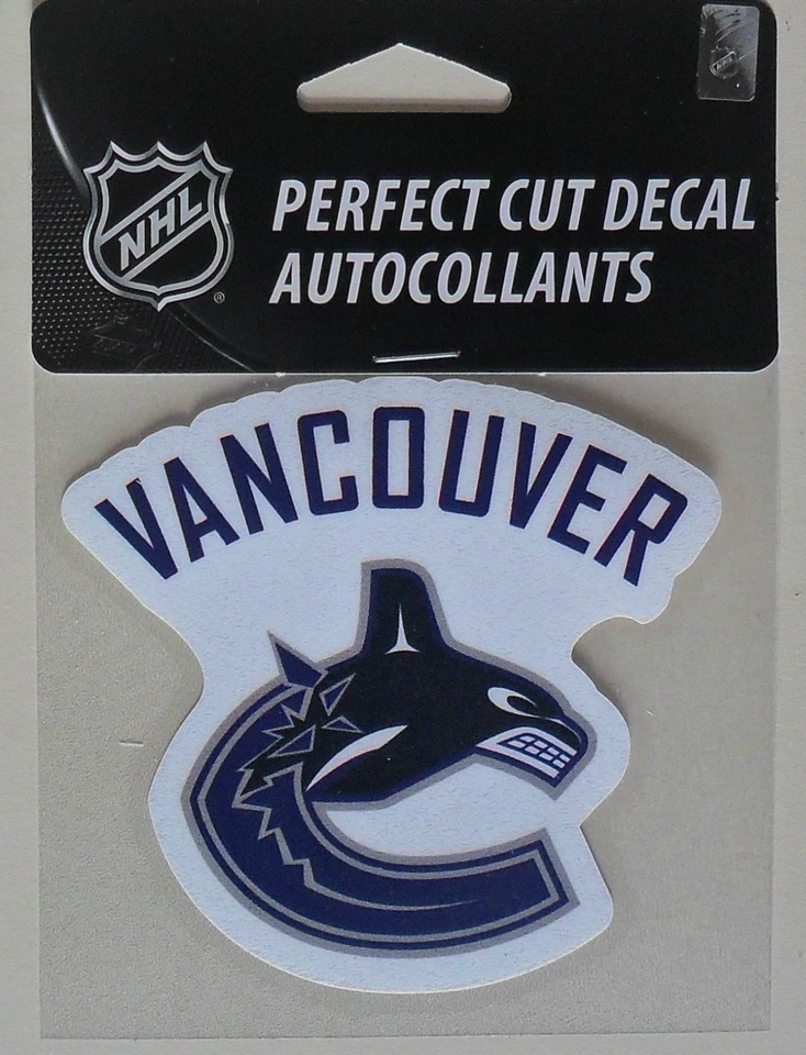VANCOUVER CANUCKS 4 X 4 DIE-CUT DECAL OFFICIALLY LICENSED PRODUCT - Image 1 of 1