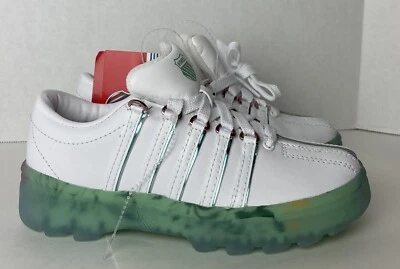 K-SWISS Zapatos Tenis Niños Niñas Jóvenes Clásicos Bajos Blancos Talla 13 Foto 1 de 4