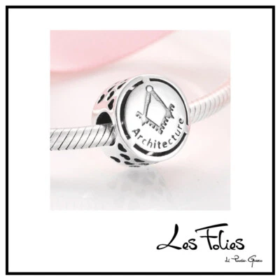 Charm del lavoro: Architettura in argento 925 - Les Folies - Immagine 1 di 4