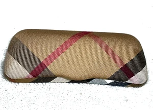 Burberry Eyeglasses Hard Case Nova Check Plaid - Picture 1 of 6