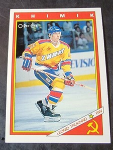 1991-92 O-Pee-Chee Hockey #61R Leonid Trukhno *BUY 2 GET 1 FREE*