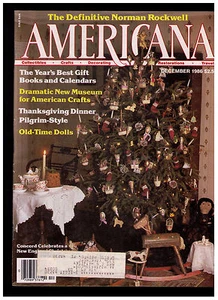Americana Magazine December 1986 Toys from NYC Concord Christmas Wheeler Opera - Picture 1 of 2